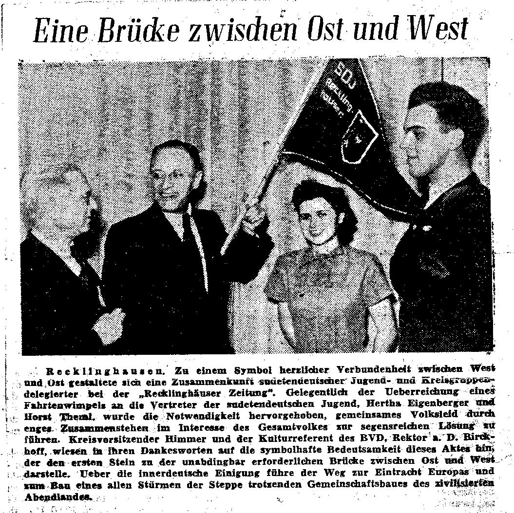 Recklinghauser Zeitung, 10. April 1952