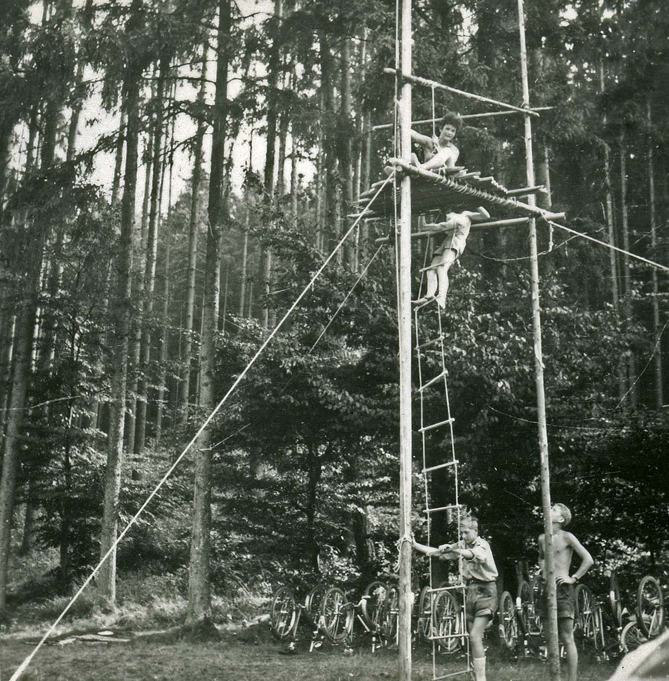 Struwwel auf dem Lagerturm