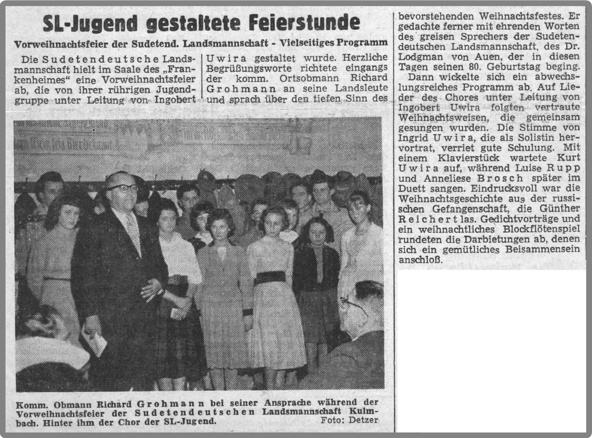 Frnkische Presse, 1957