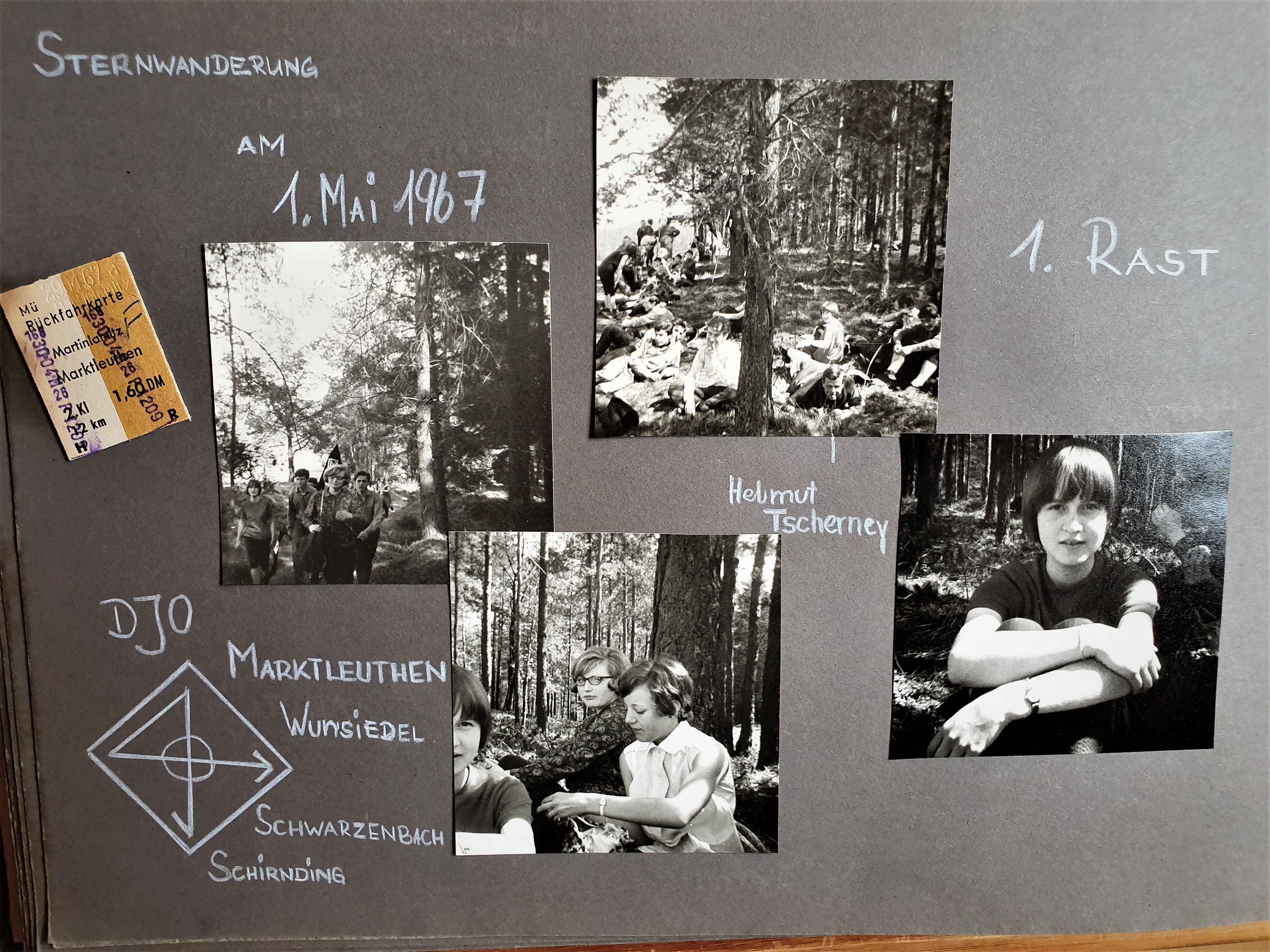 Sternwanderung am 01. Mai 1967