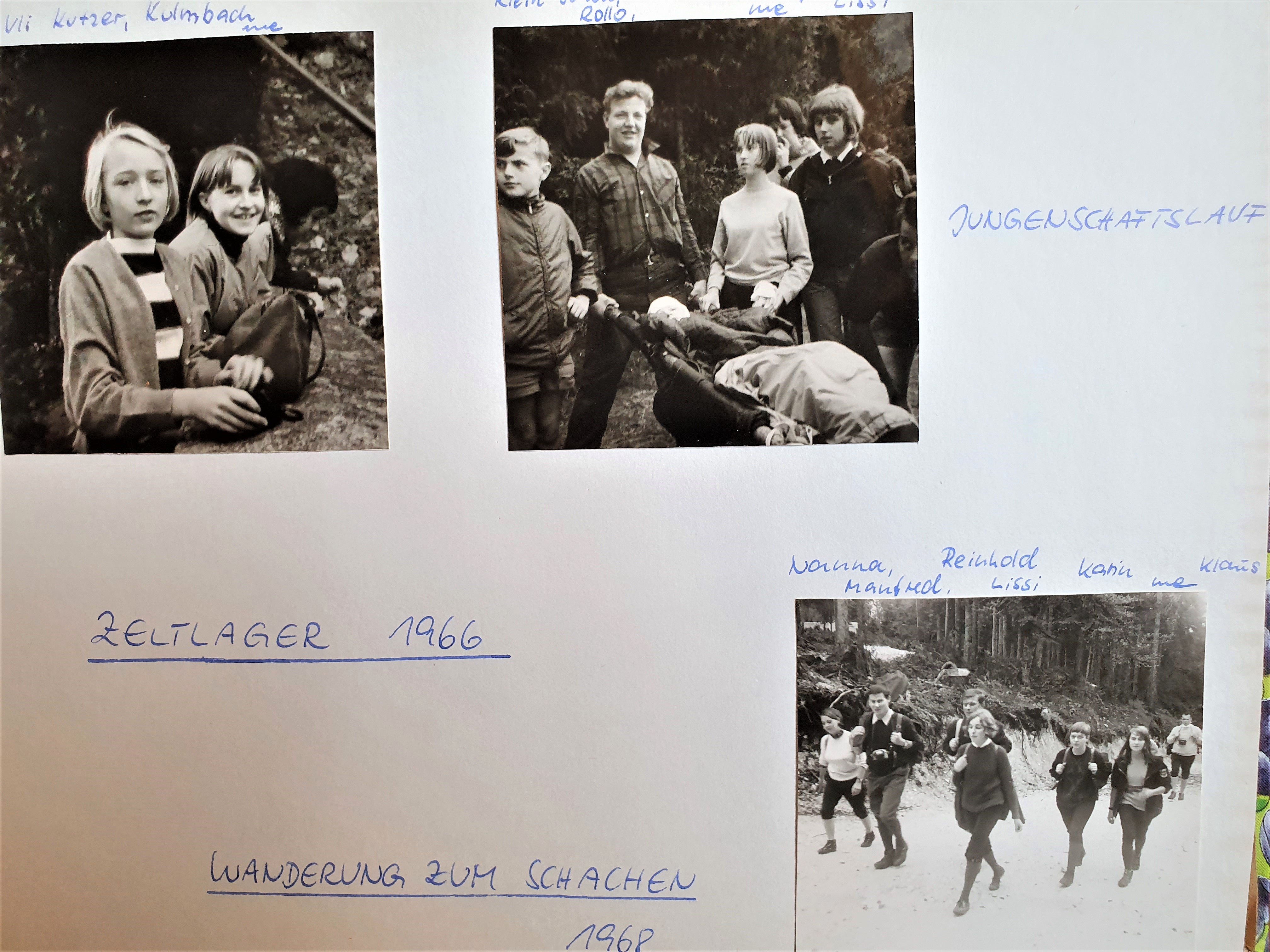Sommerlager 1966: Jungenschaftslauf, Wanderung zum Schachen