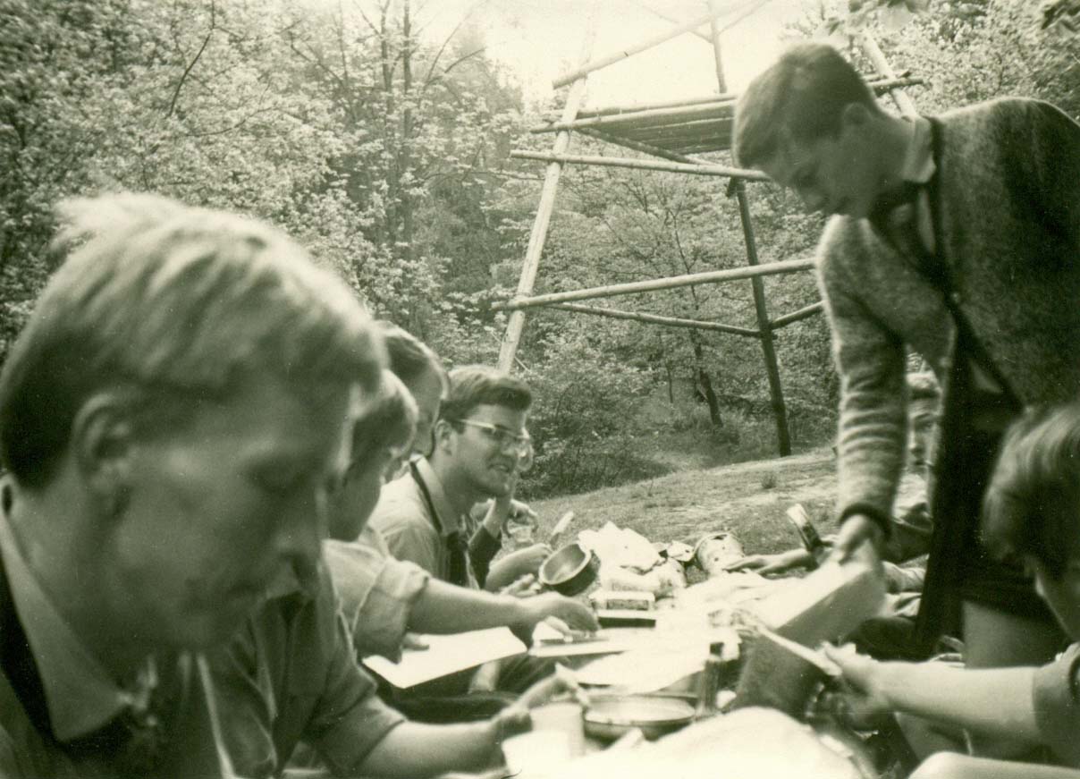 Bei der Arbeit, Foto Hans-Peter Germann