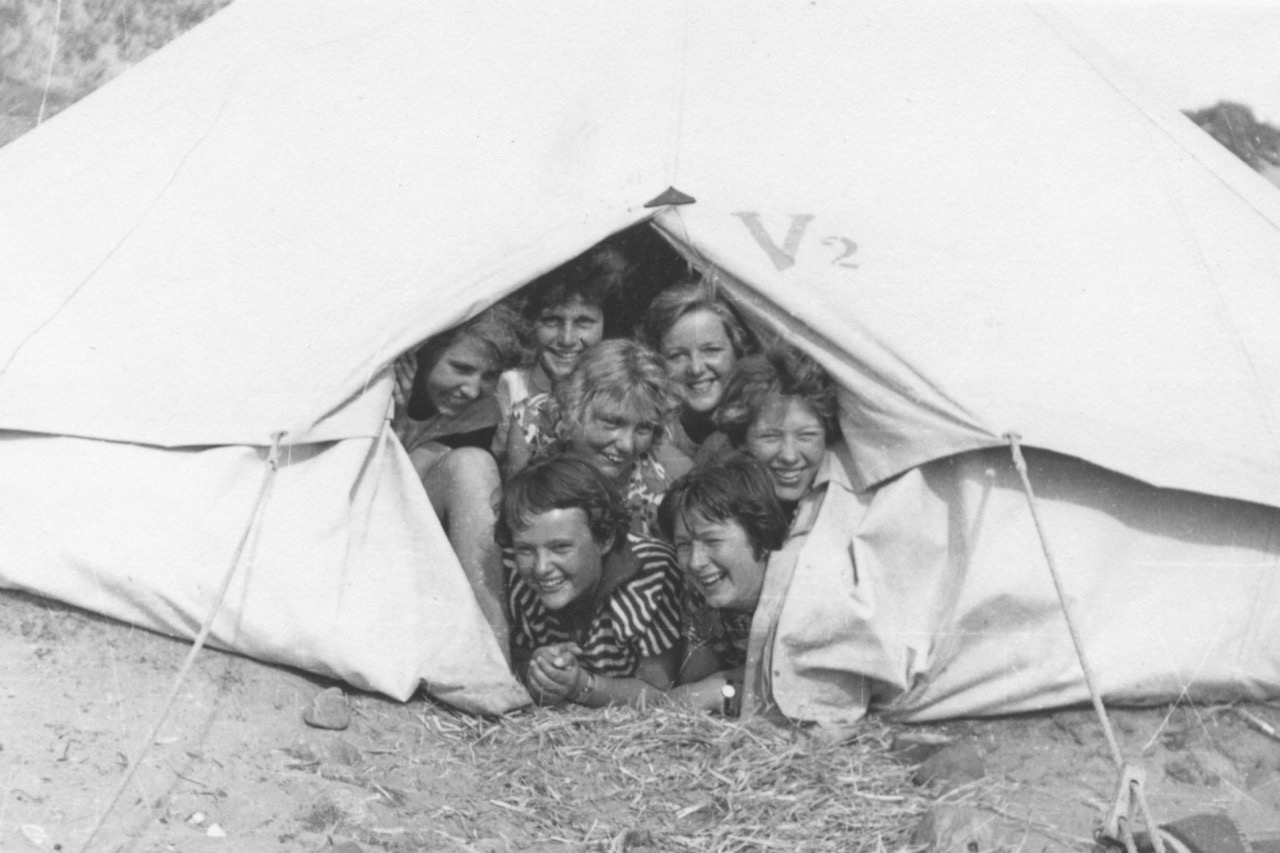 Mdchenzelt, SdJ-Lager 1954