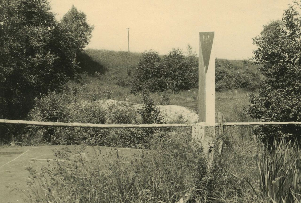 Hohenberg, Grenze bei Schwarzach, 1956