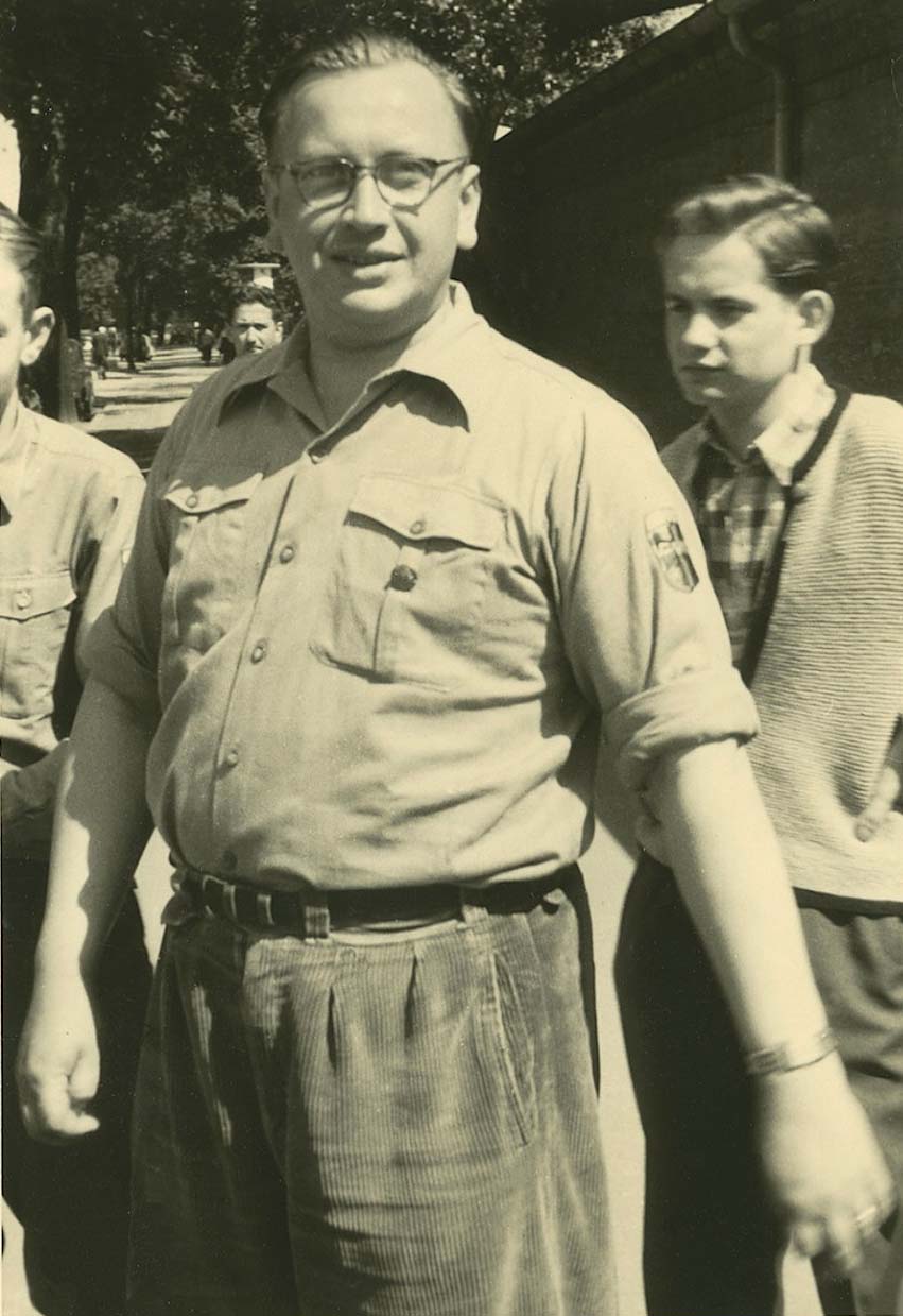 Karl Elsner, an der Eger, 1956